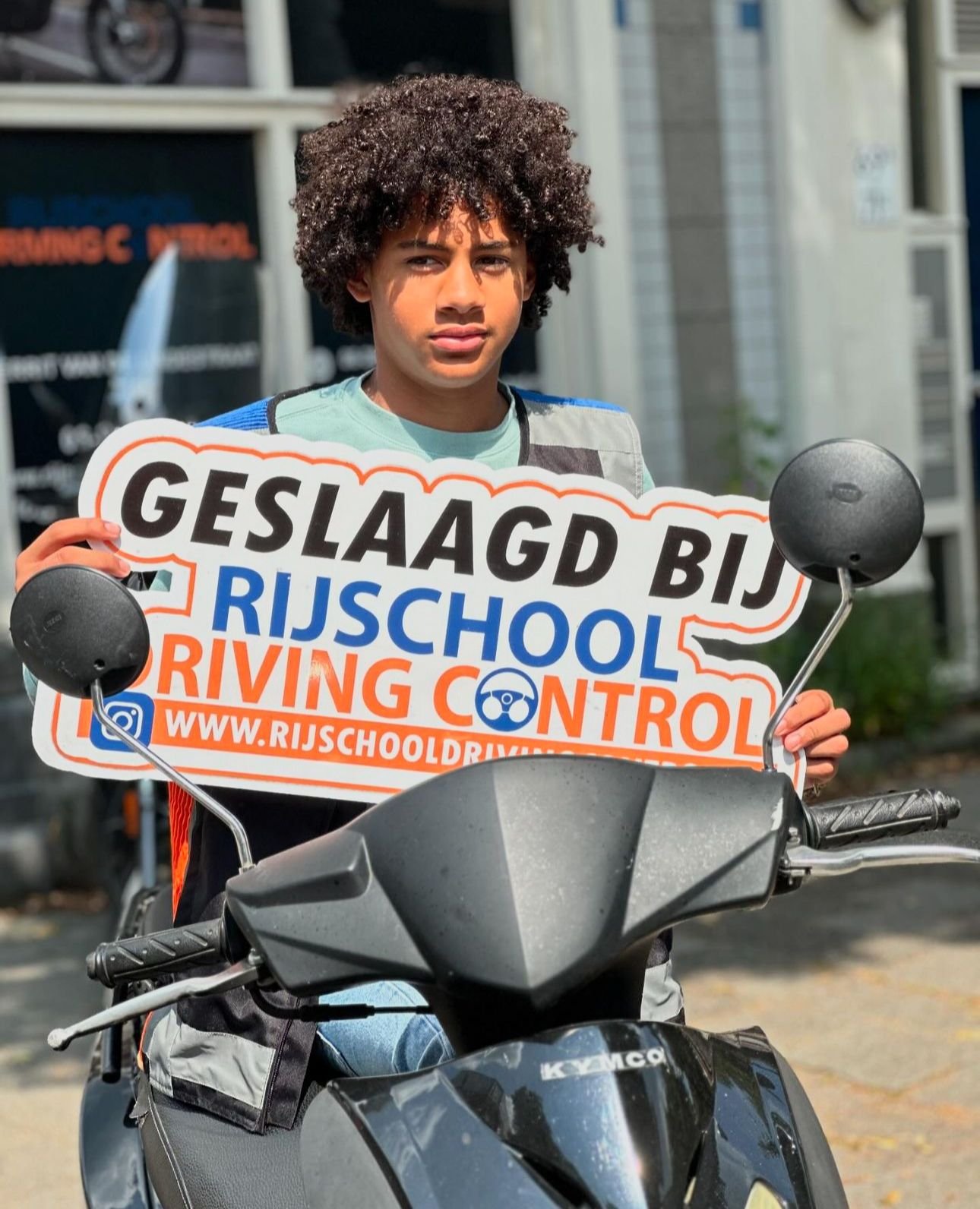 Geslaagde leerling bij Rijschool Driving Control